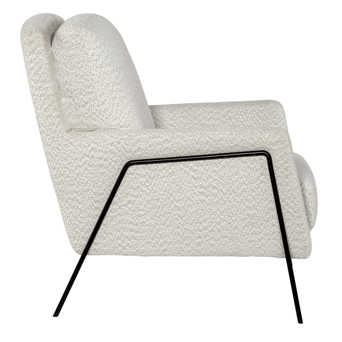 Aziel 30.5&quot; Wide Side Chair, Fabric, White