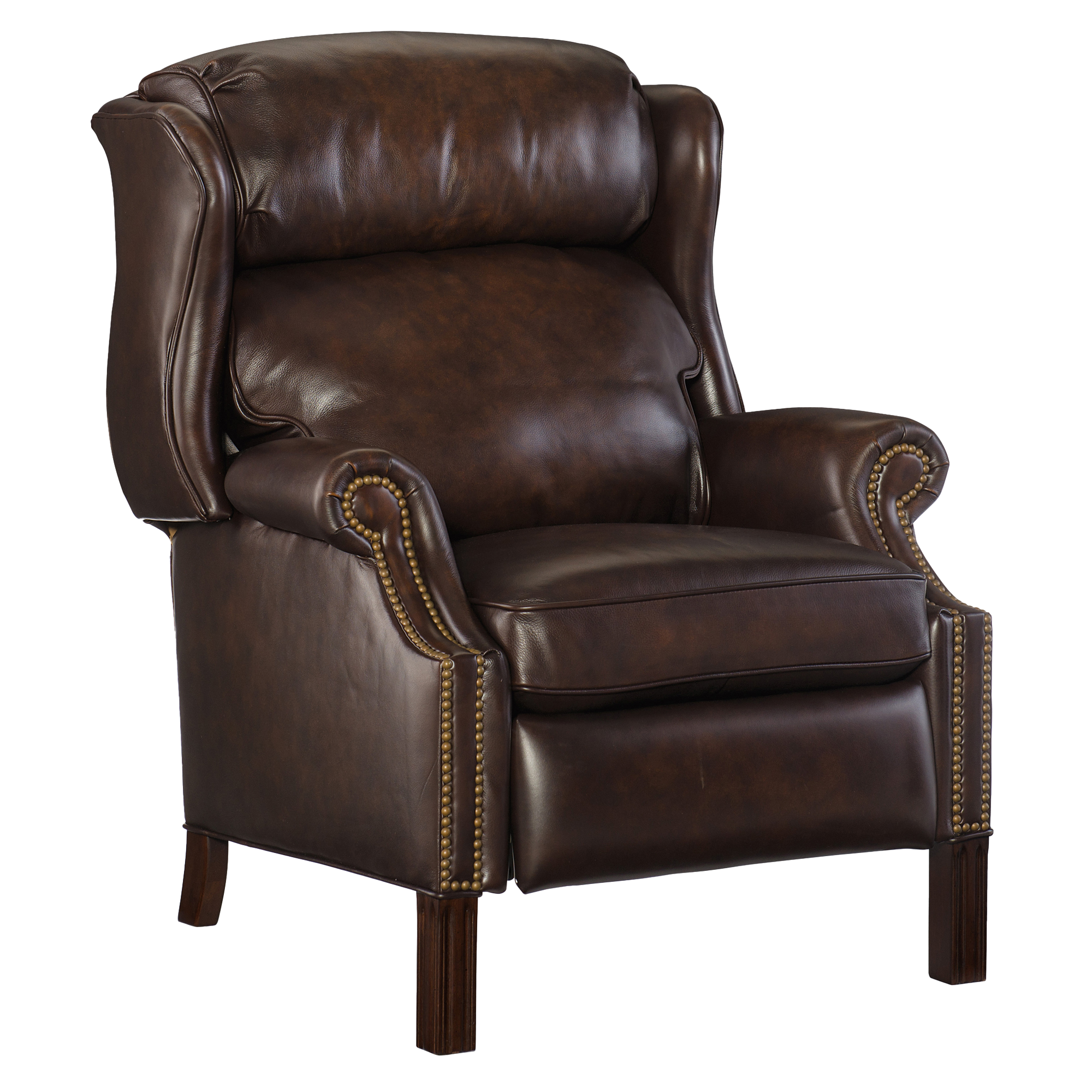 Correne Recliner Chair, Leather, Brown