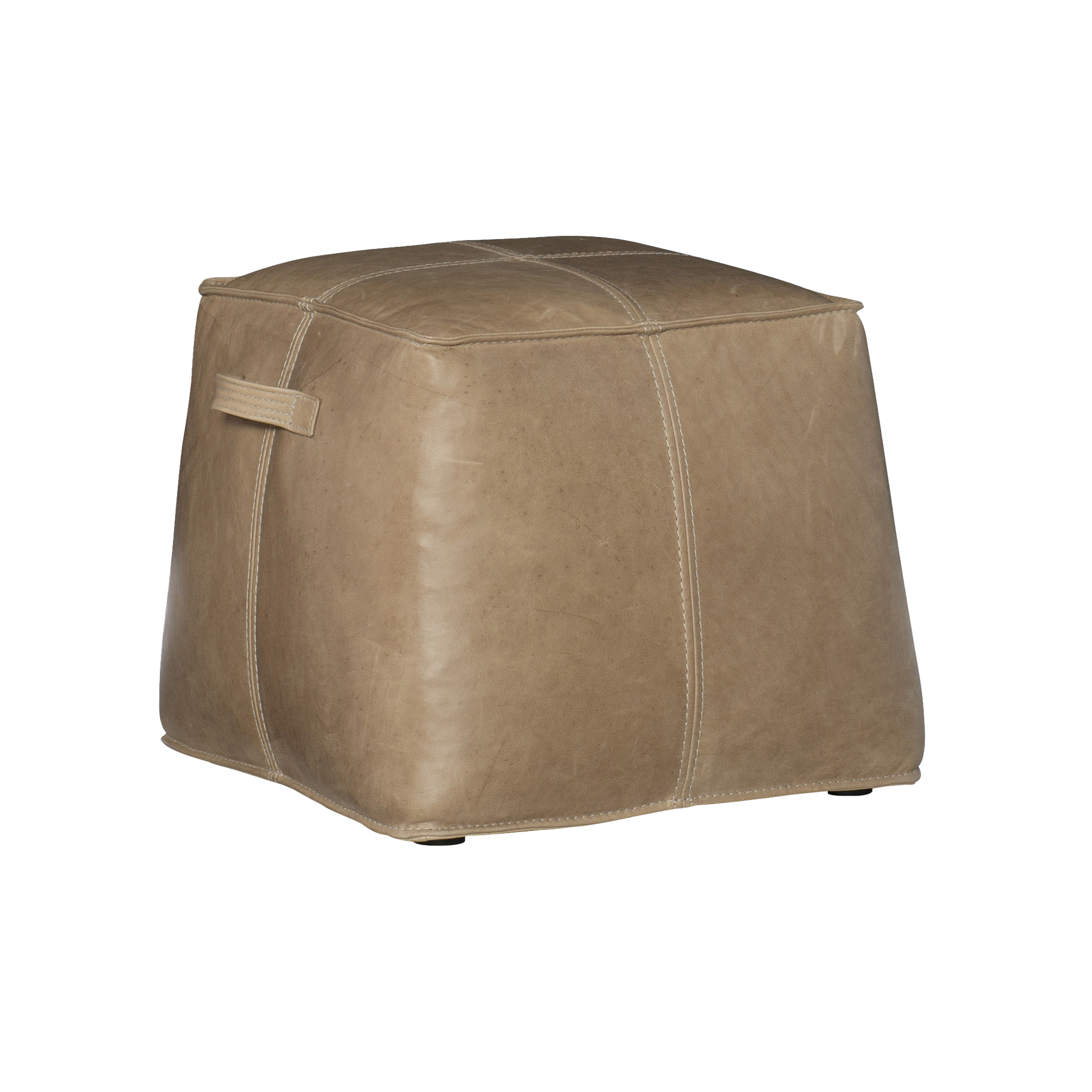 Daxton Small Leather Ottoman