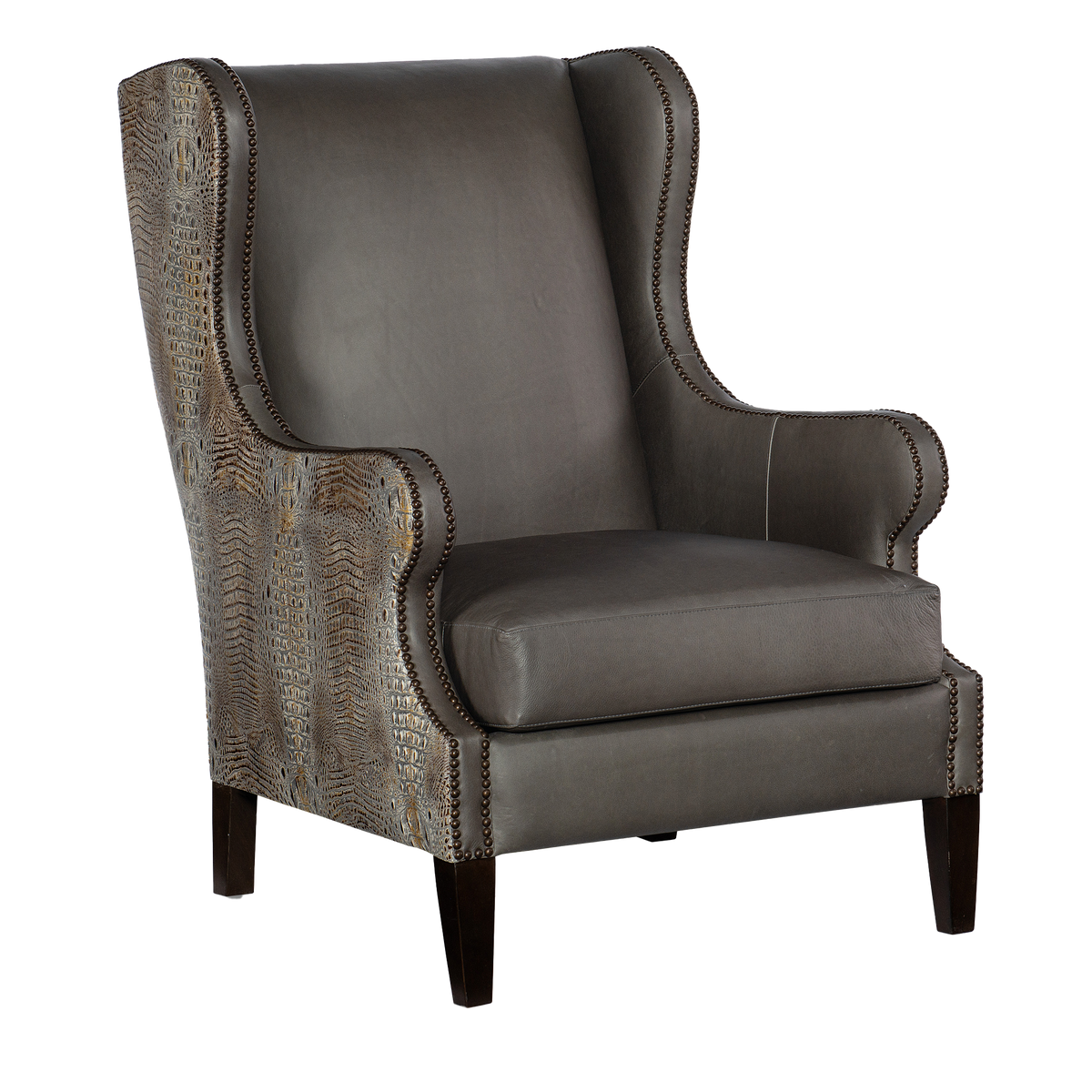 Haisley 30&quot; Wide Side Chair, Gray