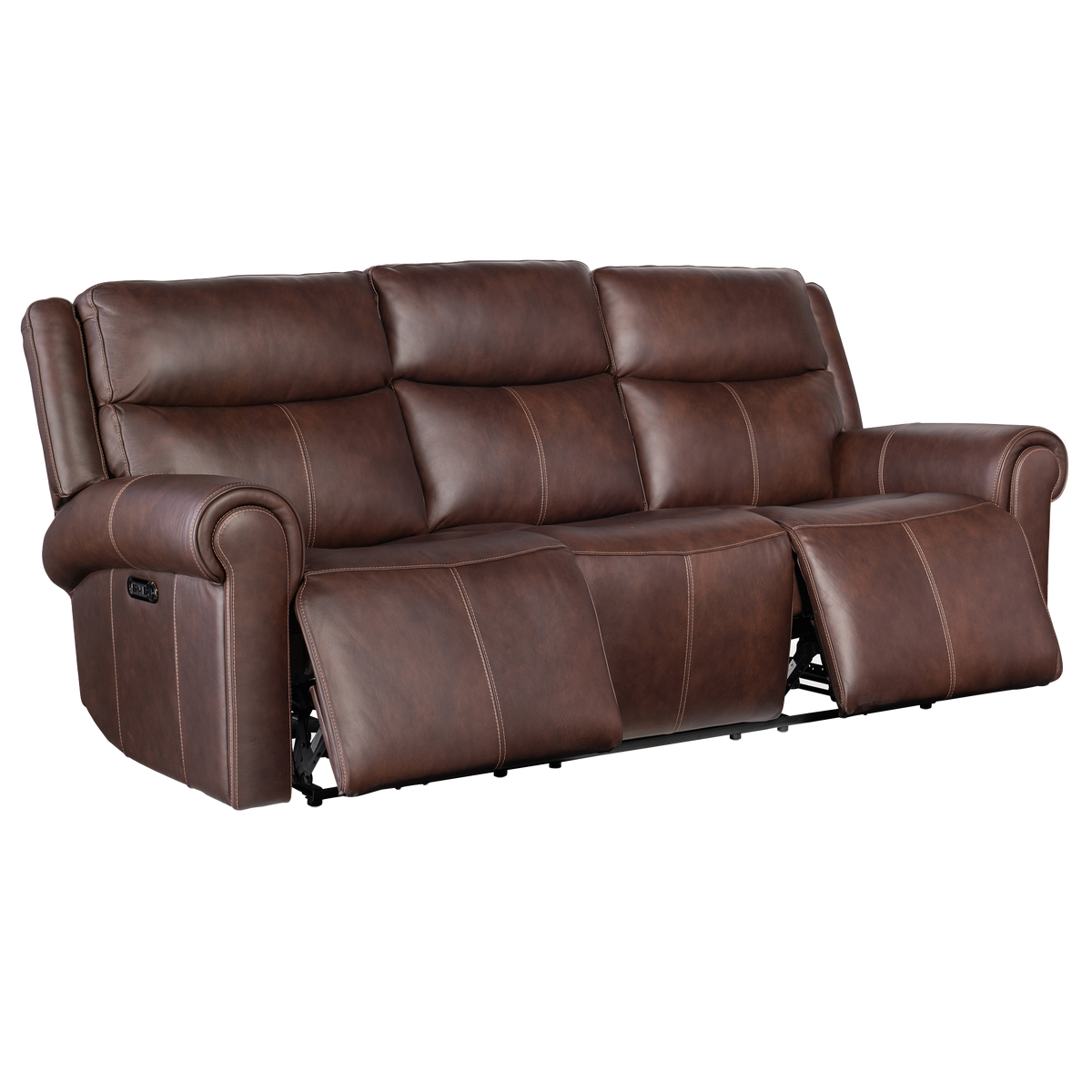 Ondrei 89&quot; Wide Upholstered Leather Sofa