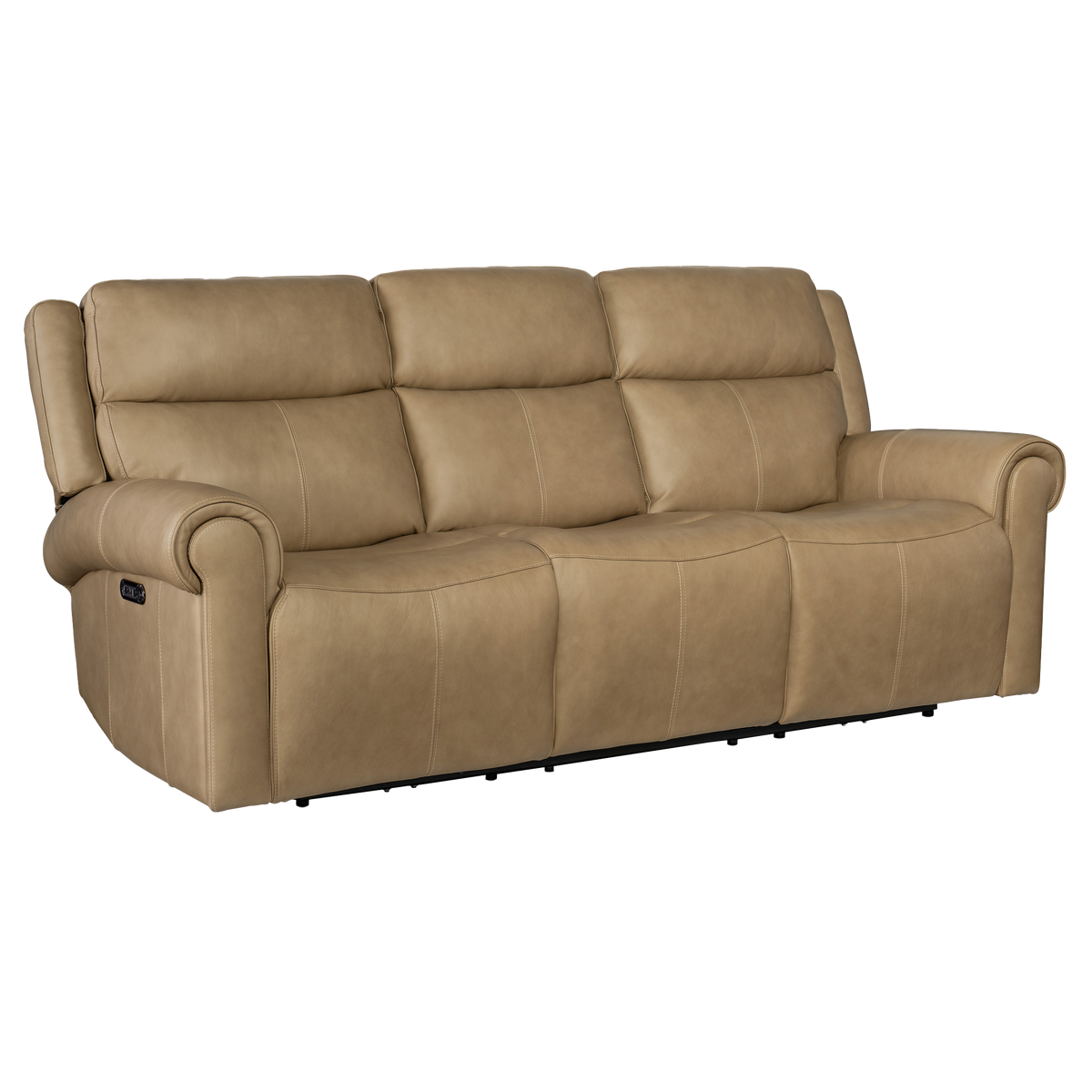 Ondrei 89&quot; Wide Upholstered Leather Sofa