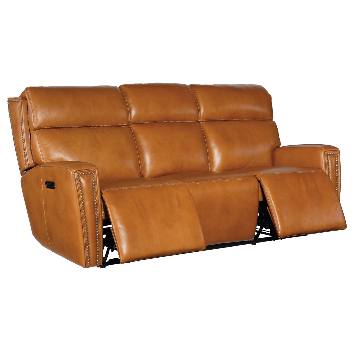 Raffy 80.5&quot; Wide Upholstered Leather Sofa