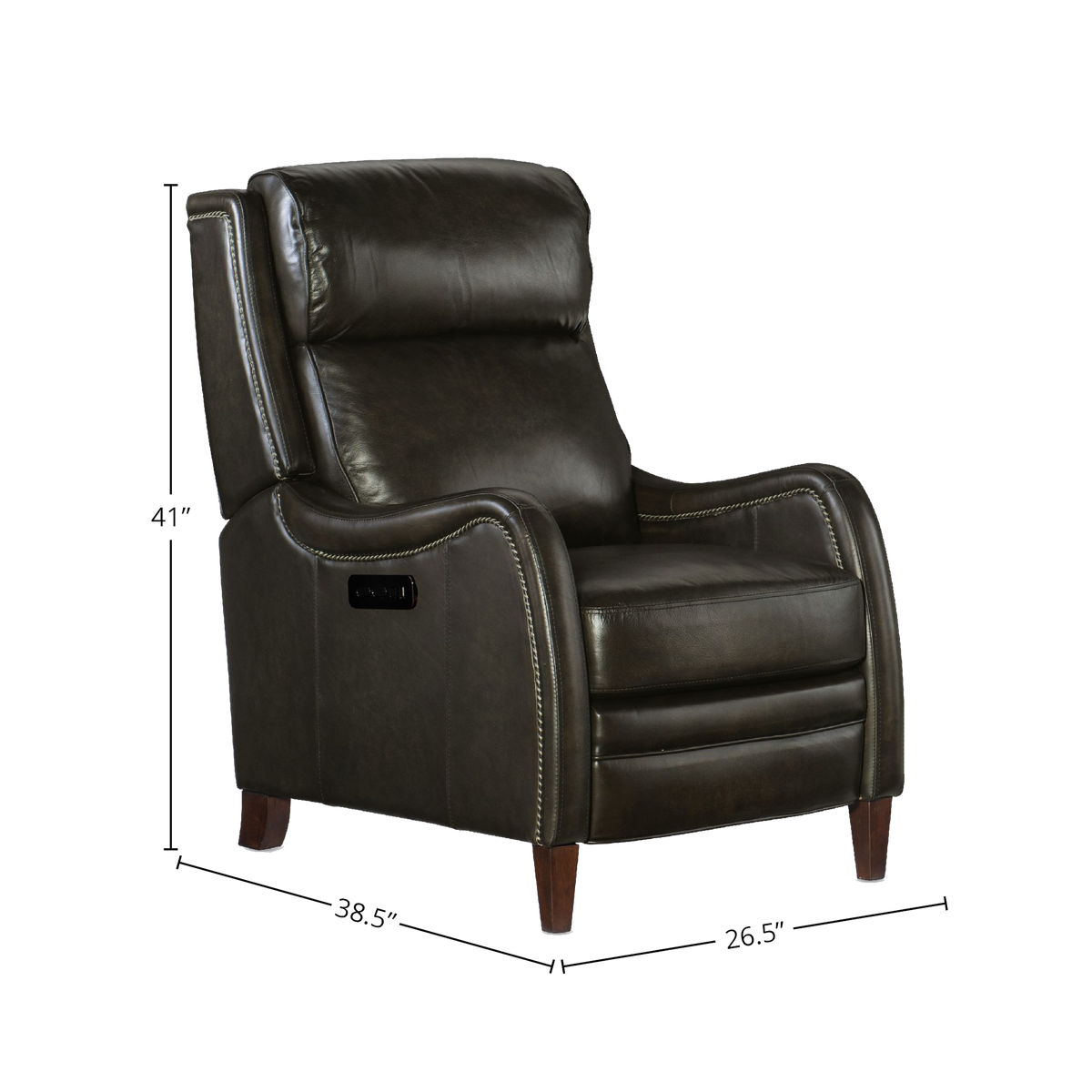 Sulema Power Recliner with Articulating Headrest, Leather