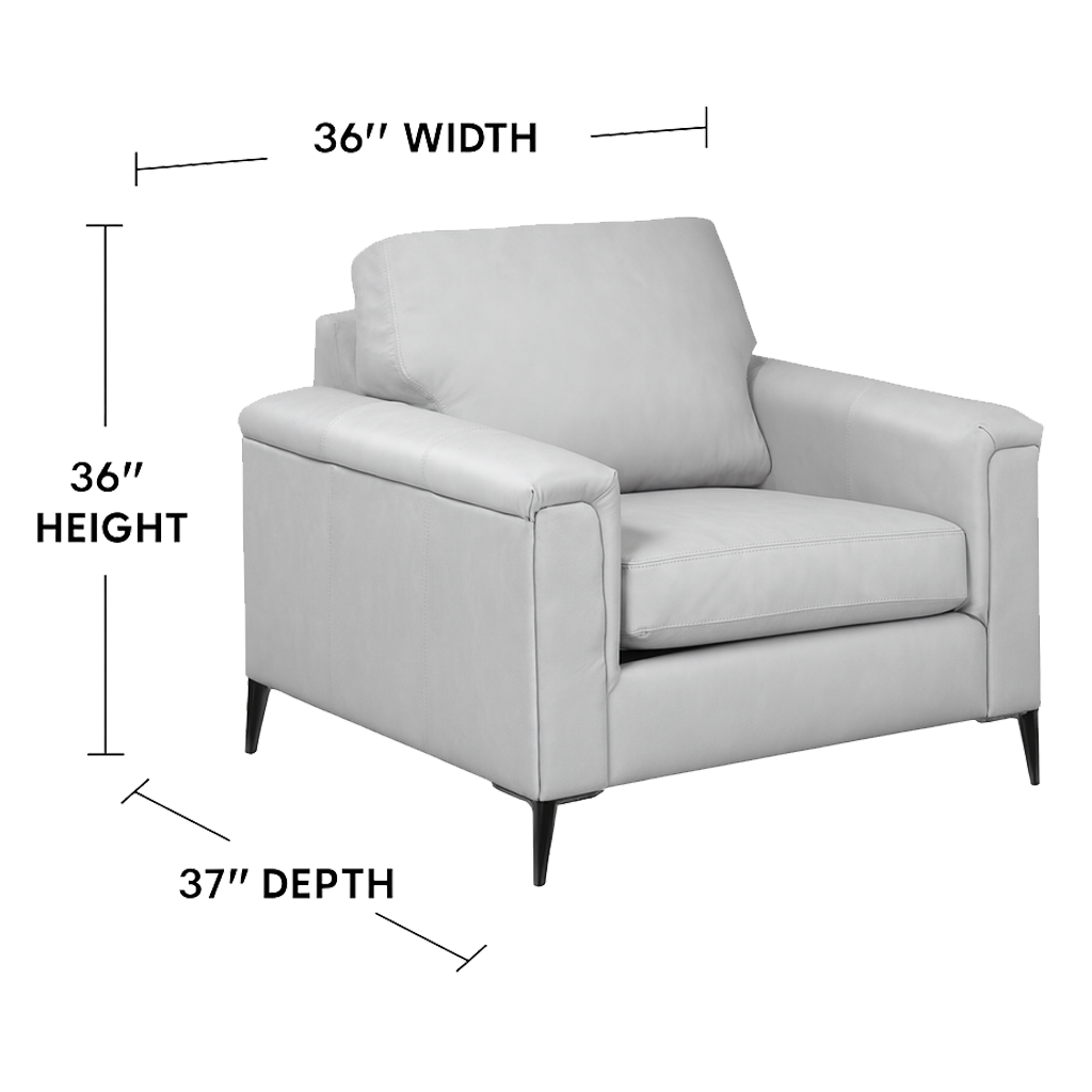 Cambil Leather Sofa and Two Chairs Set