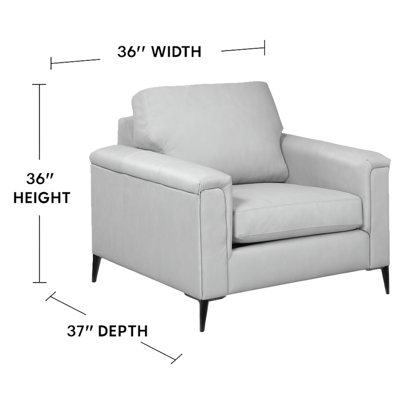 Cambil Leather Sofa and Two Chairs Set
