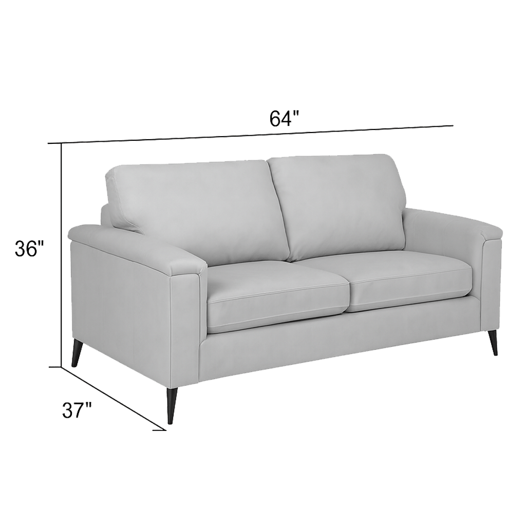 Cambil Leather Loveseat - Coja