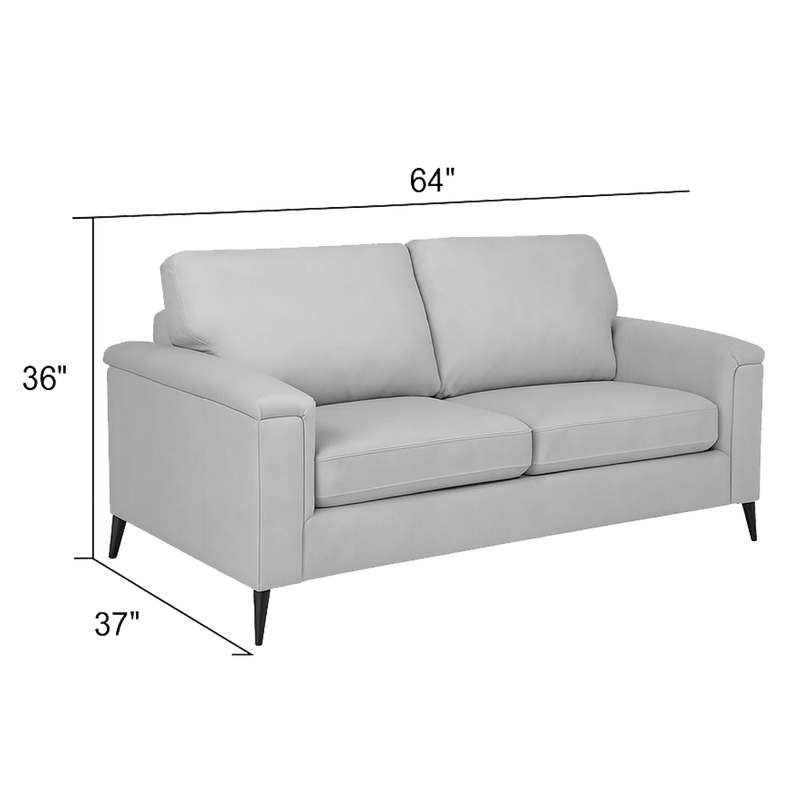 Cambil Leather Loveseat - Coja