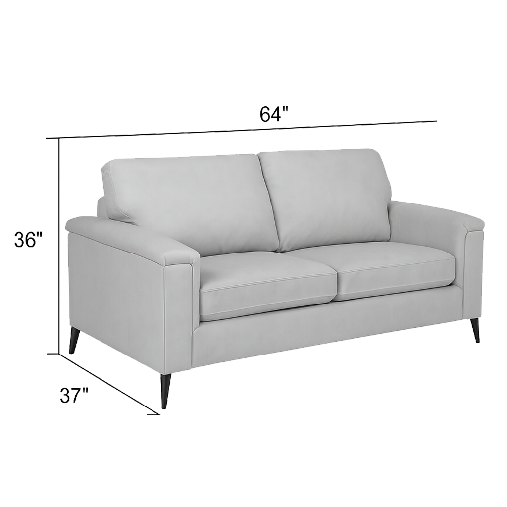 Cambil Leather Sofa and Loveset Set