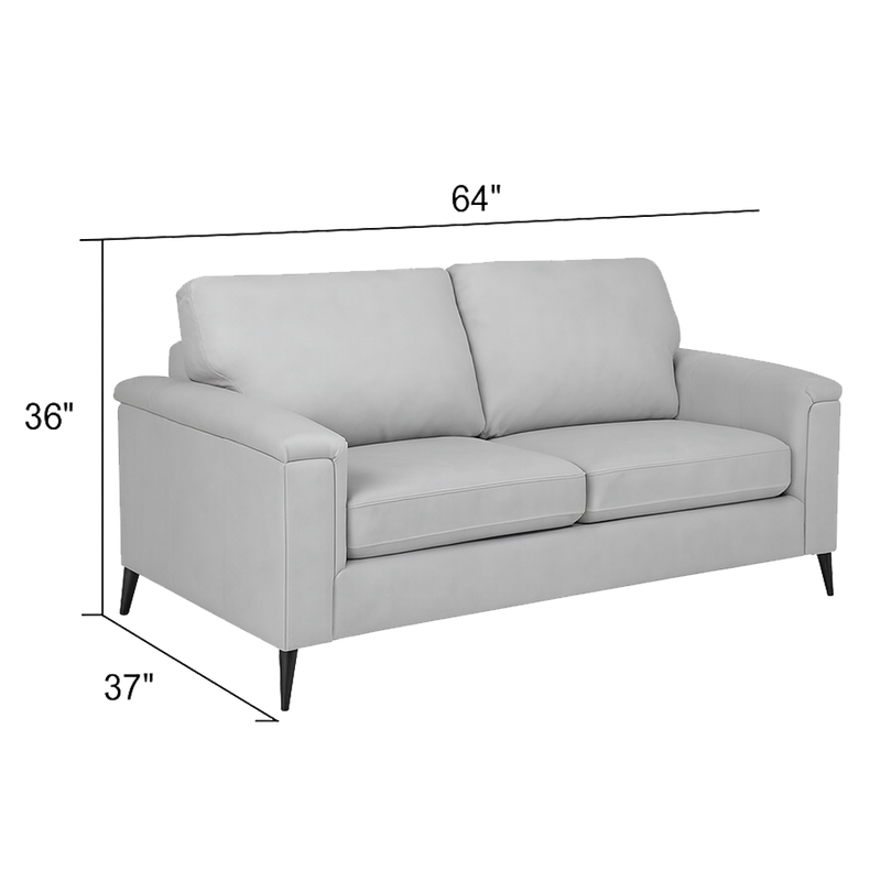 Cambil Leather Sofa and Loveset Set
