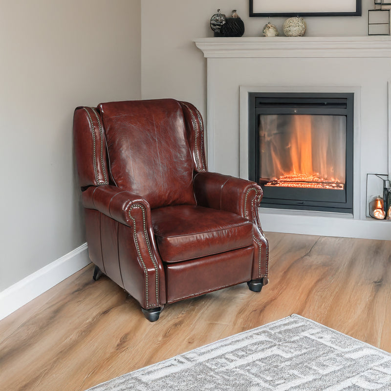 Dainard Recliner, Leather - Coja