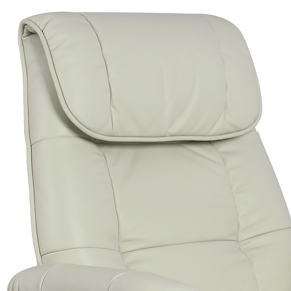 Muscat Leather Swivel Recliner with Matching Ottoman - Coja