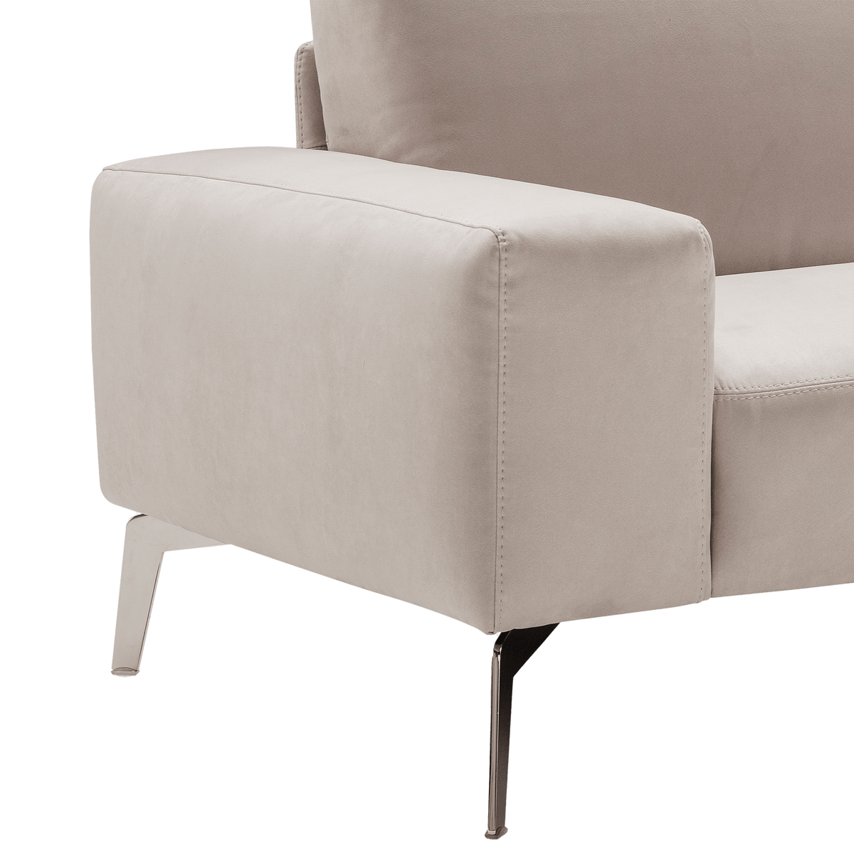 Abbraccio Italian Microfiber Sofa – Light Gray - Coja