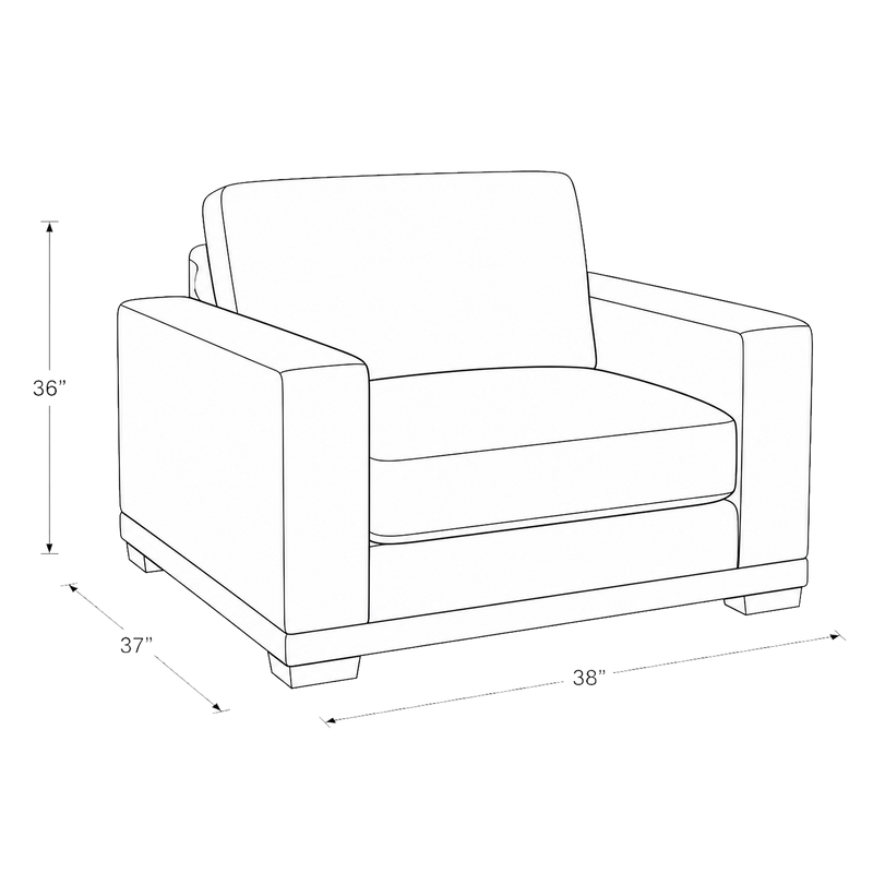 Adali Fabric Sofa & Two Chairs Set with Accent Cushions, Cream