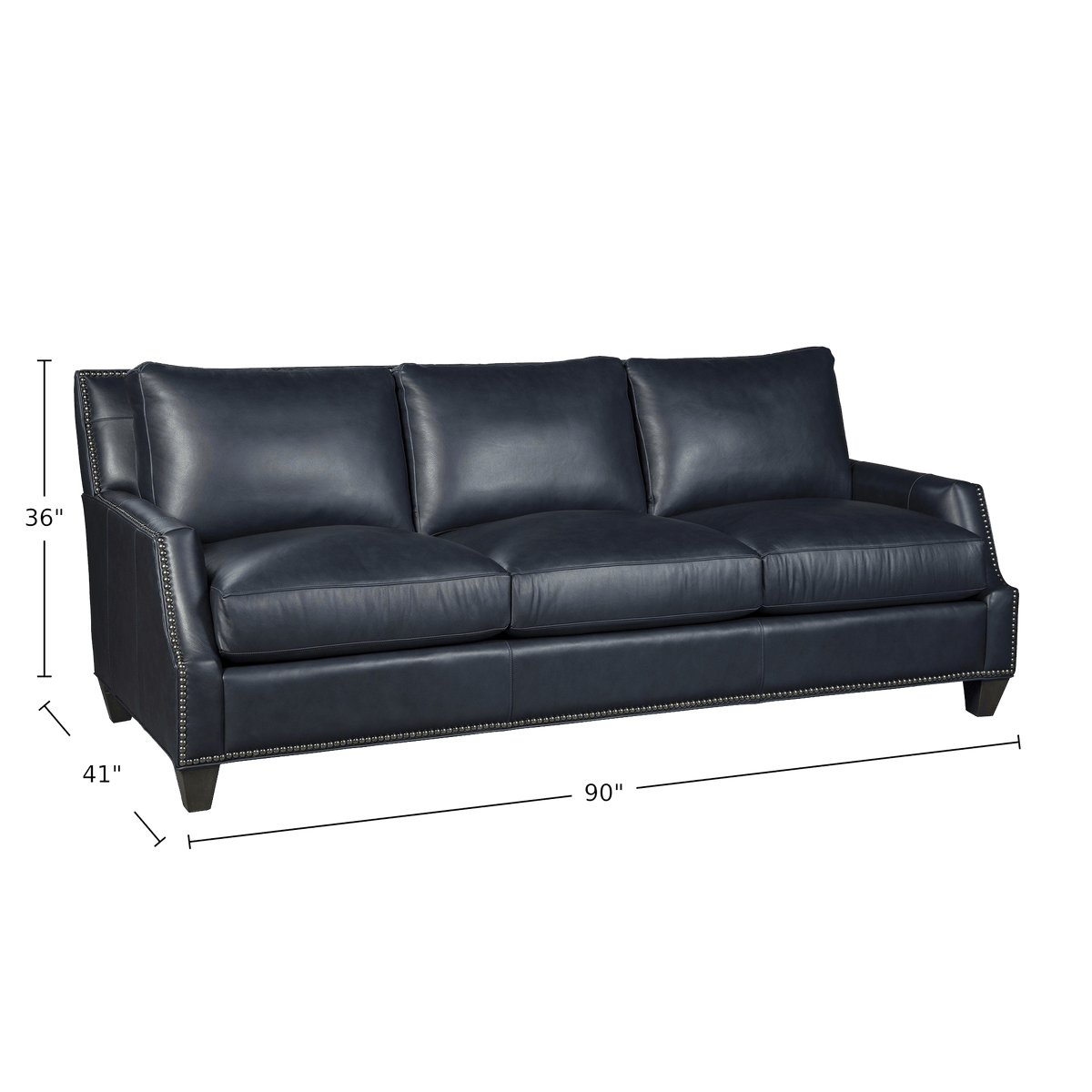 Aillis Genuine Leather Sofa - Made in U.S.A. - Coja