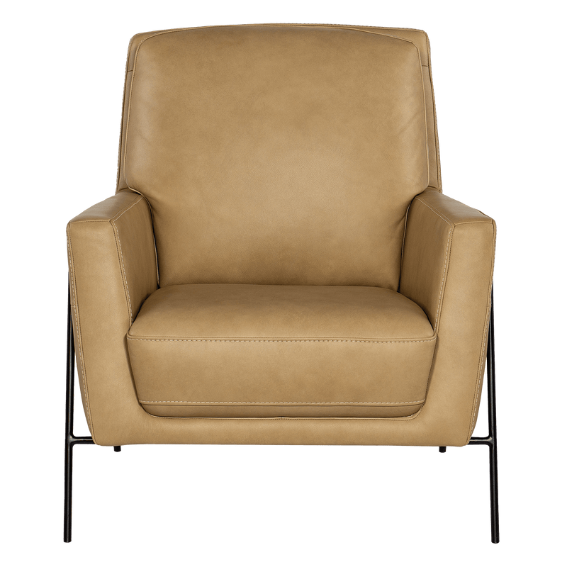 Aziel 30.5" Wide Side Chair, Leather - Coja