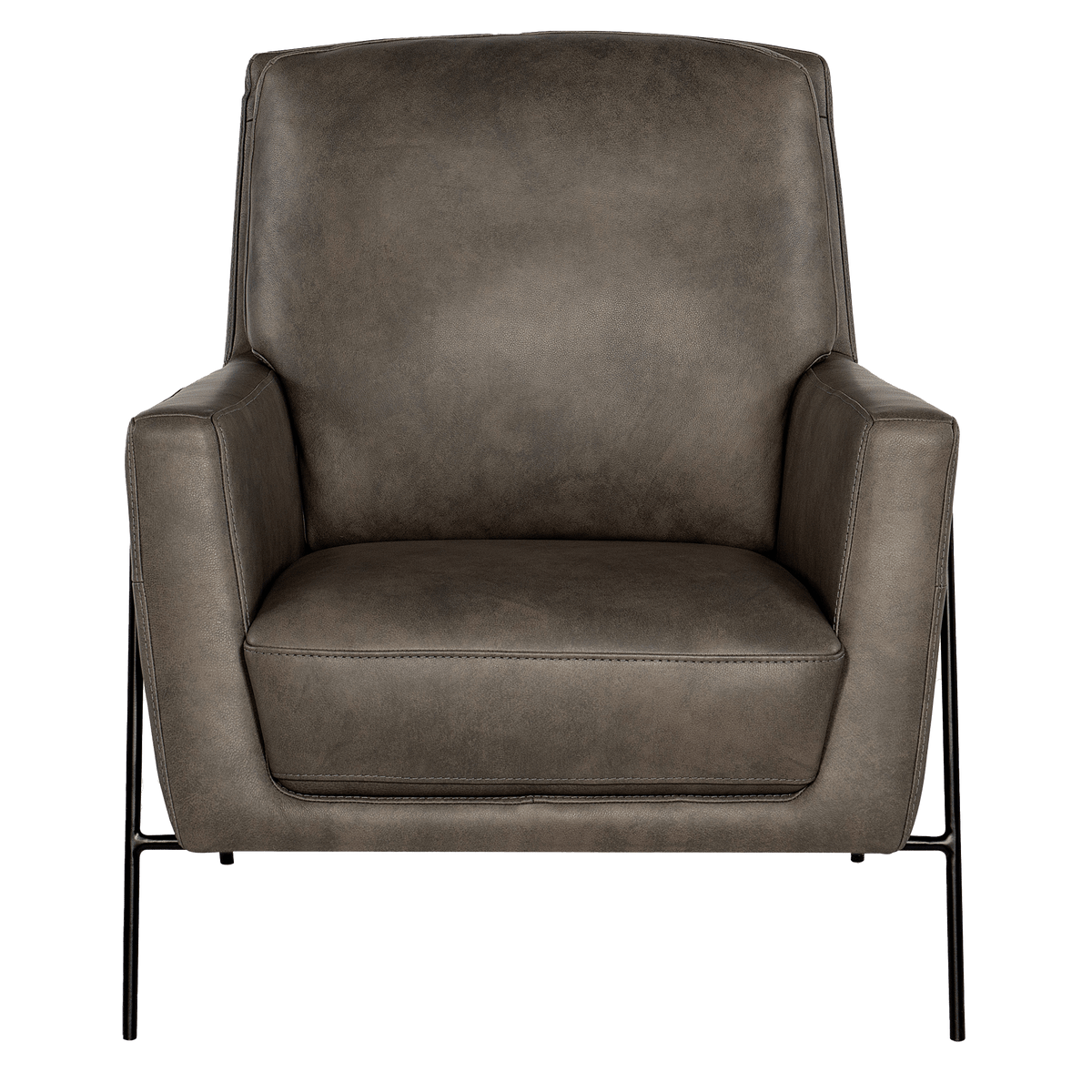 Aziel 30.5&quot; Wide Side Chair, Leather - Coja