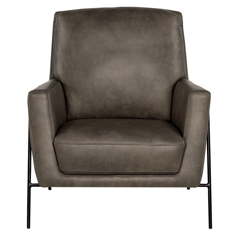 Aziel 30.5" Wide Side Chair, Leather - Coja