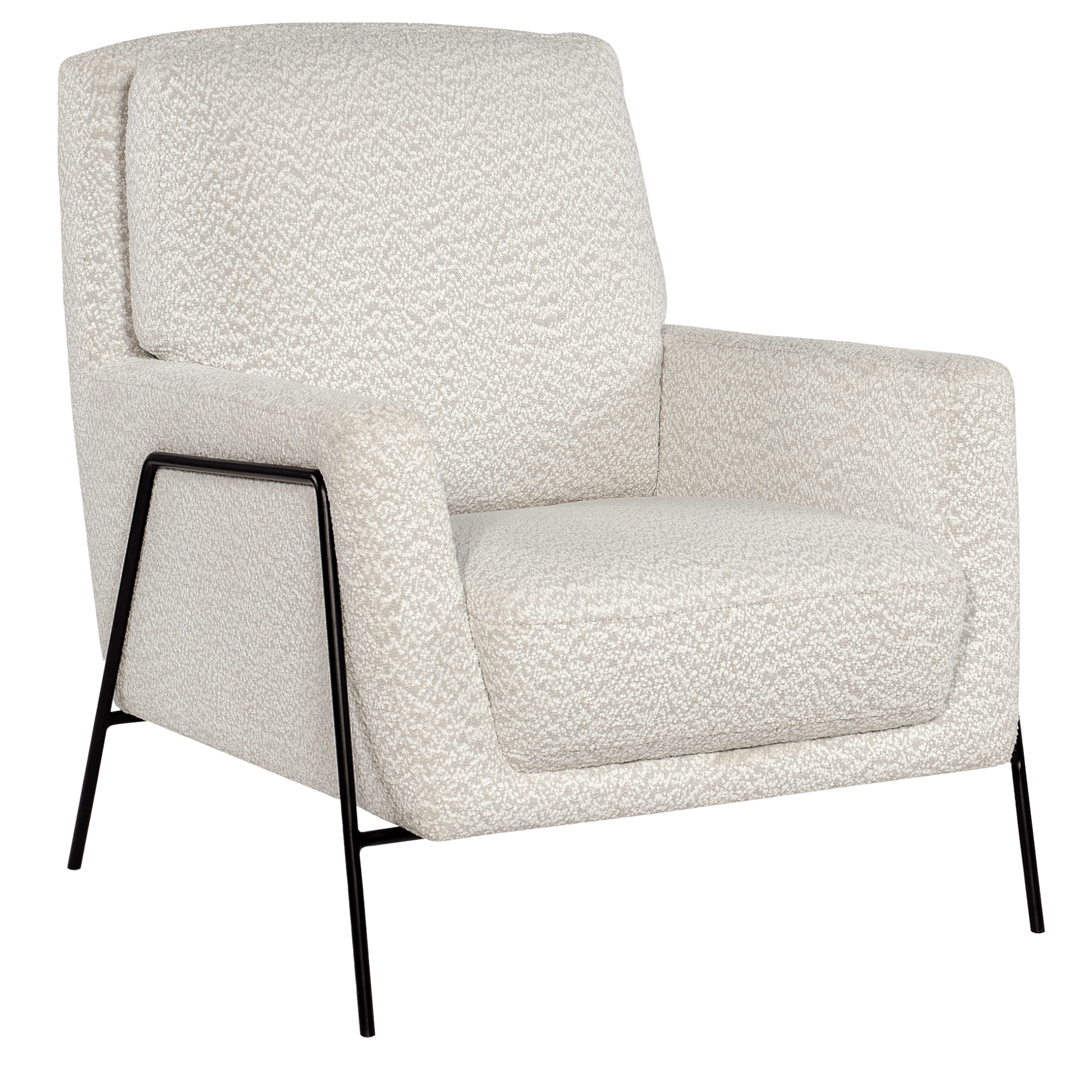 Aziel 30.5" Wide Side Chair, Fabric, White
