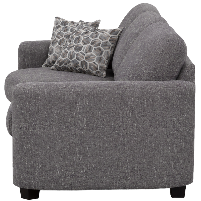 Ballica Chofa Cuddler Sectional, Charcoal