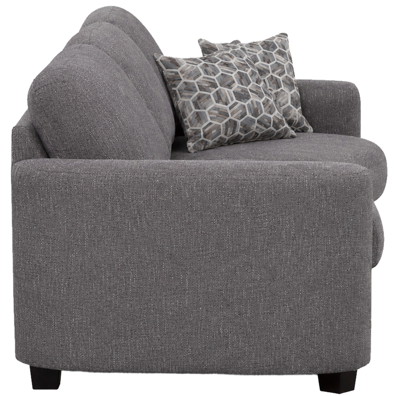 Ballica Chofa Cuddler Sectional, Charcoal
