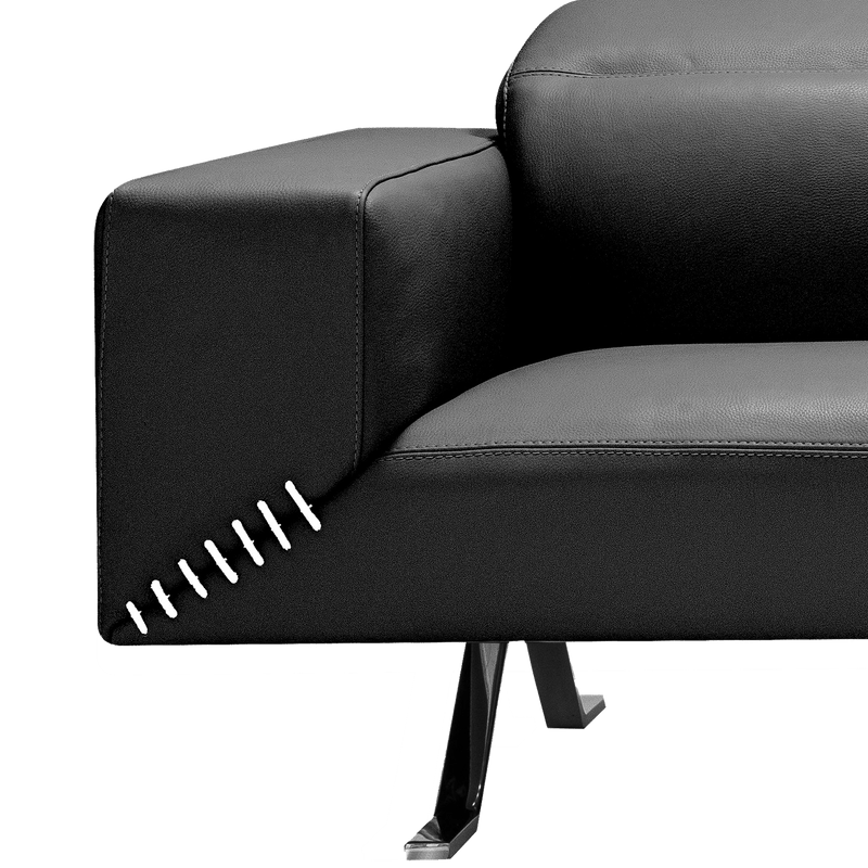 Bellissimo Modern Italian Leather Sofa - Coja