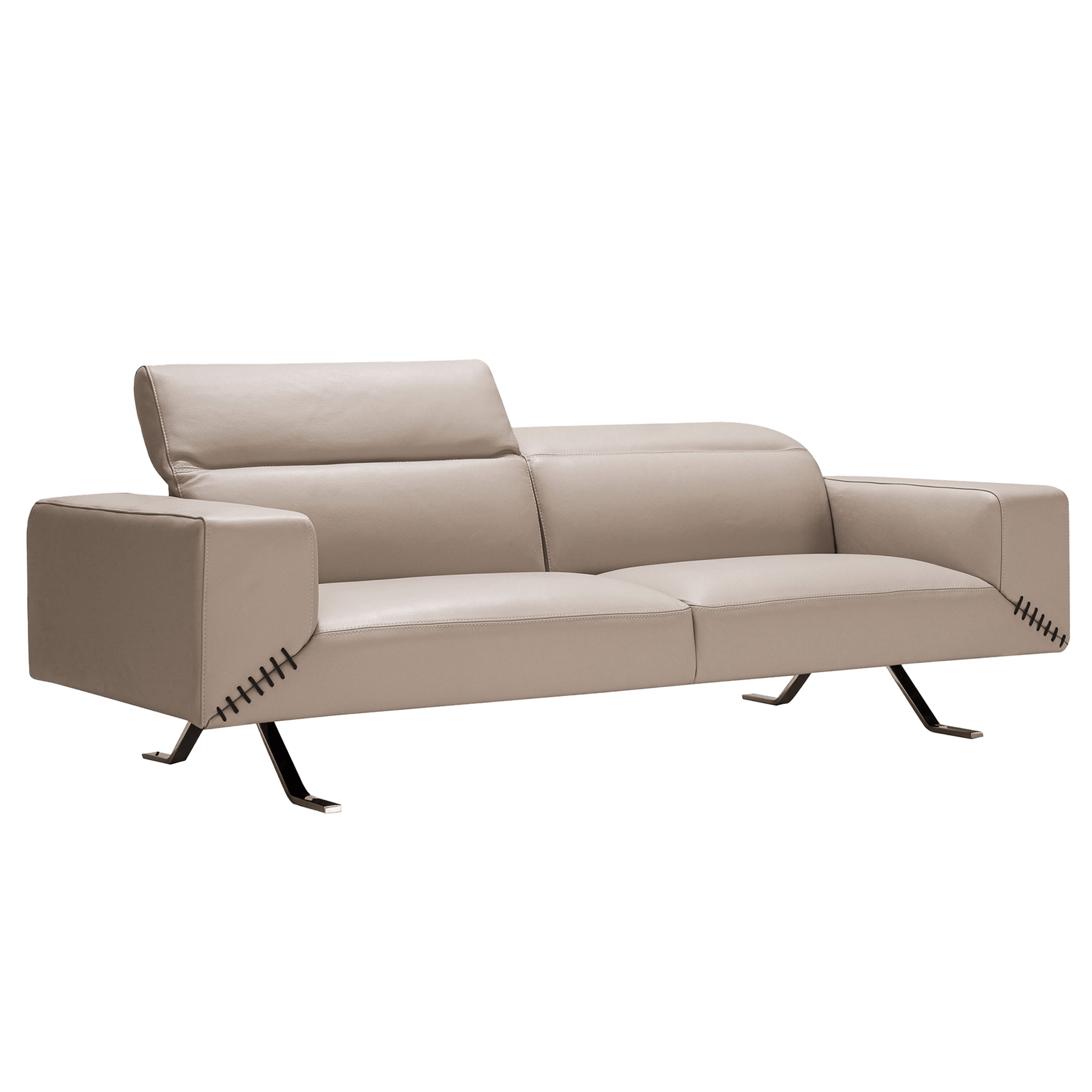 Bellissimo Modern Italian Leather Loveseat - Coja
