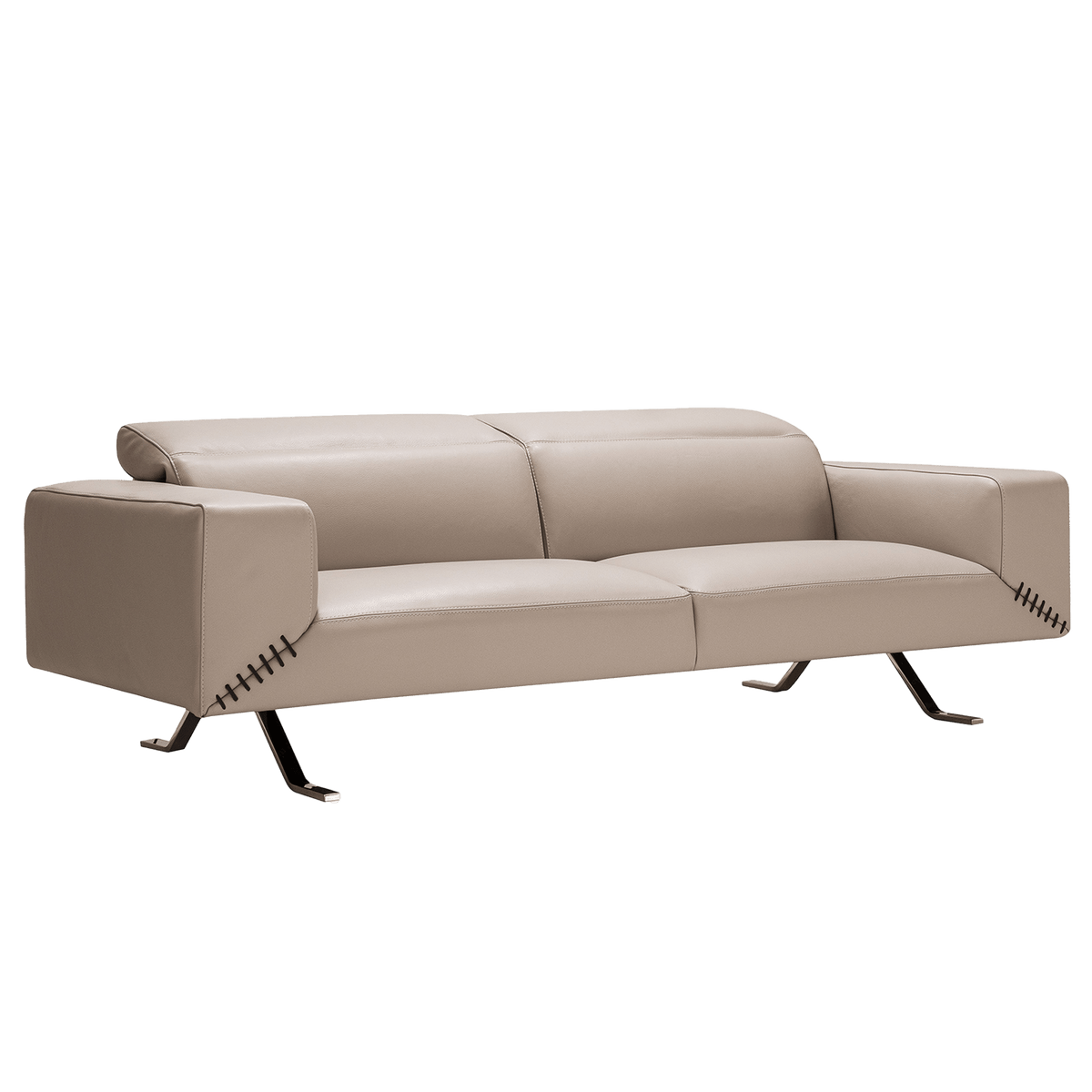 Bellissimo Modern Italian Leather Loveseat - Coja