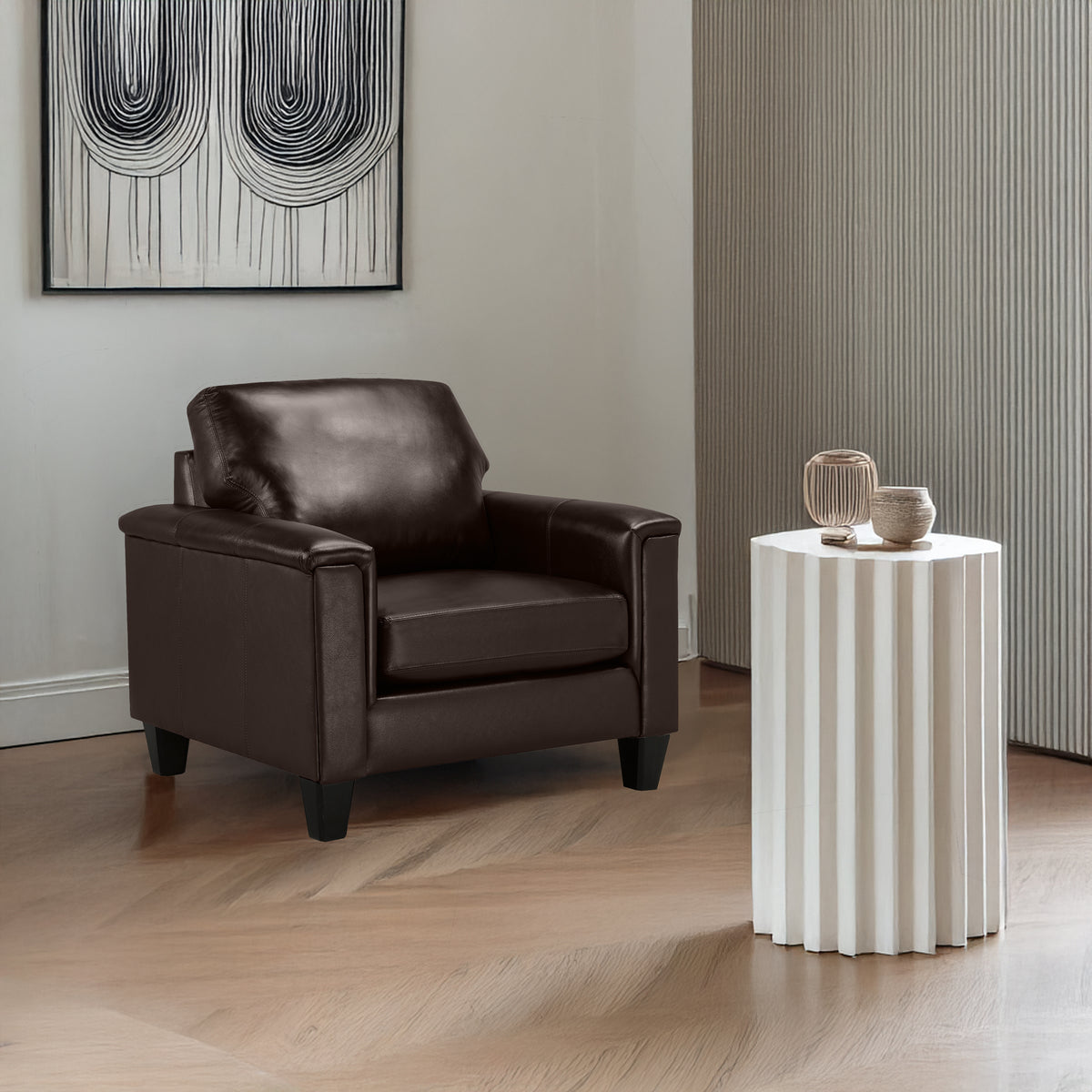 Benson Leather Chair - Coja