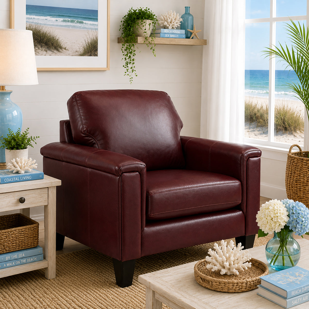 Benson Leather Chair - Coja