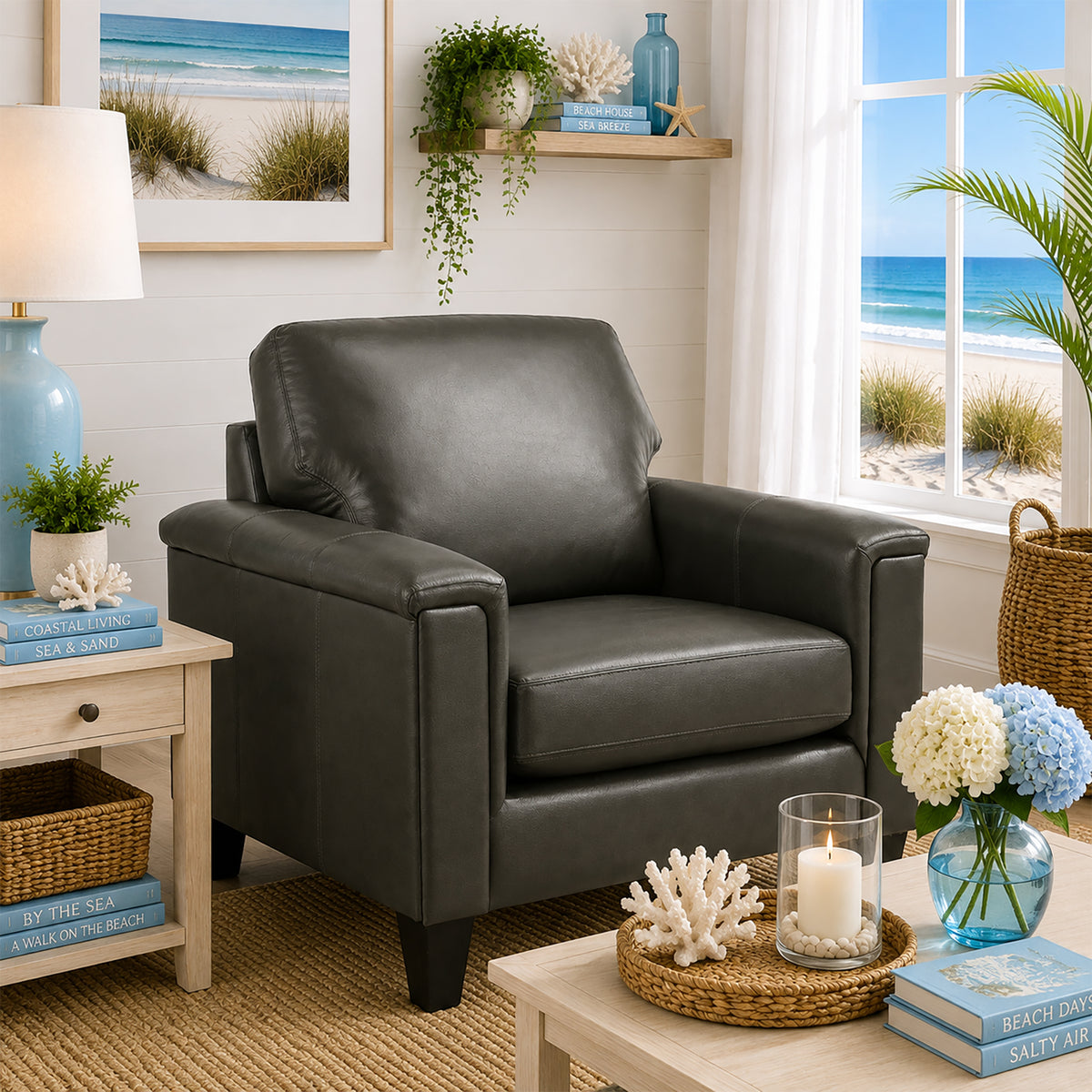 Benson Leather Chair - Coja