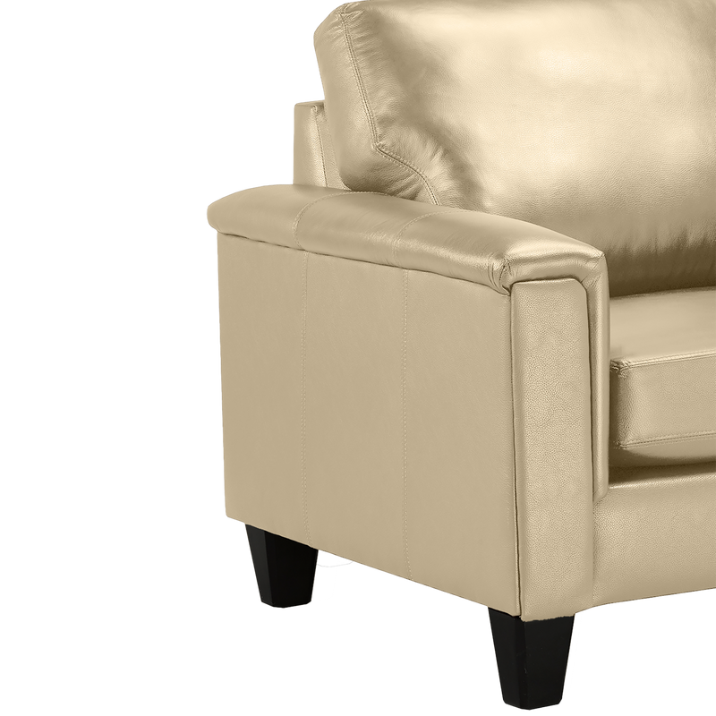 Benson Leather Loveseat