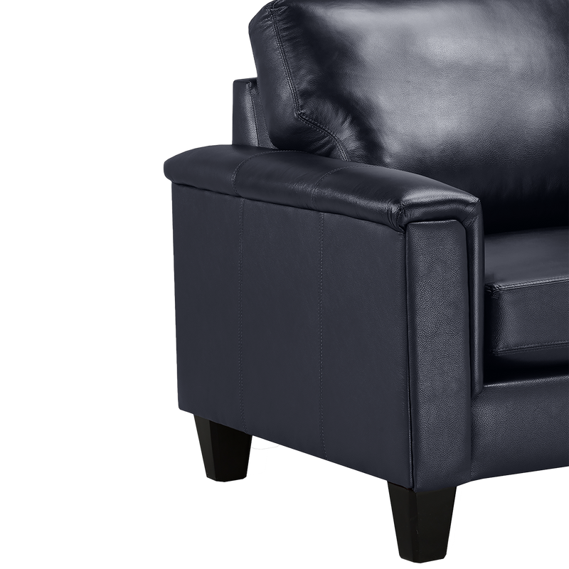 Benson Leather Loveseat