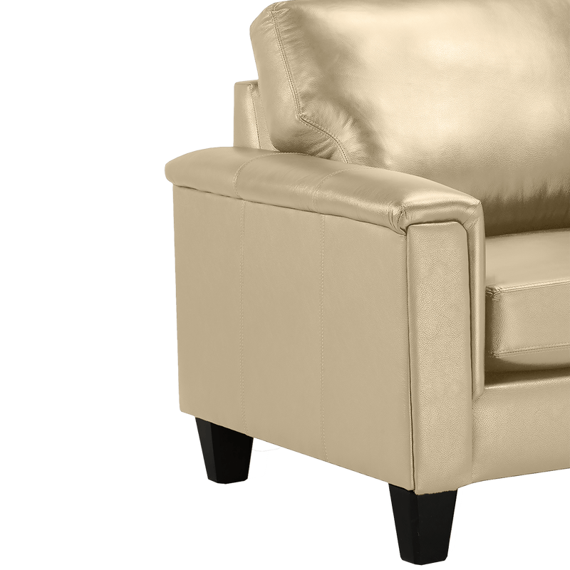 Benson Leather Sofa & Two Chair Set - Coja