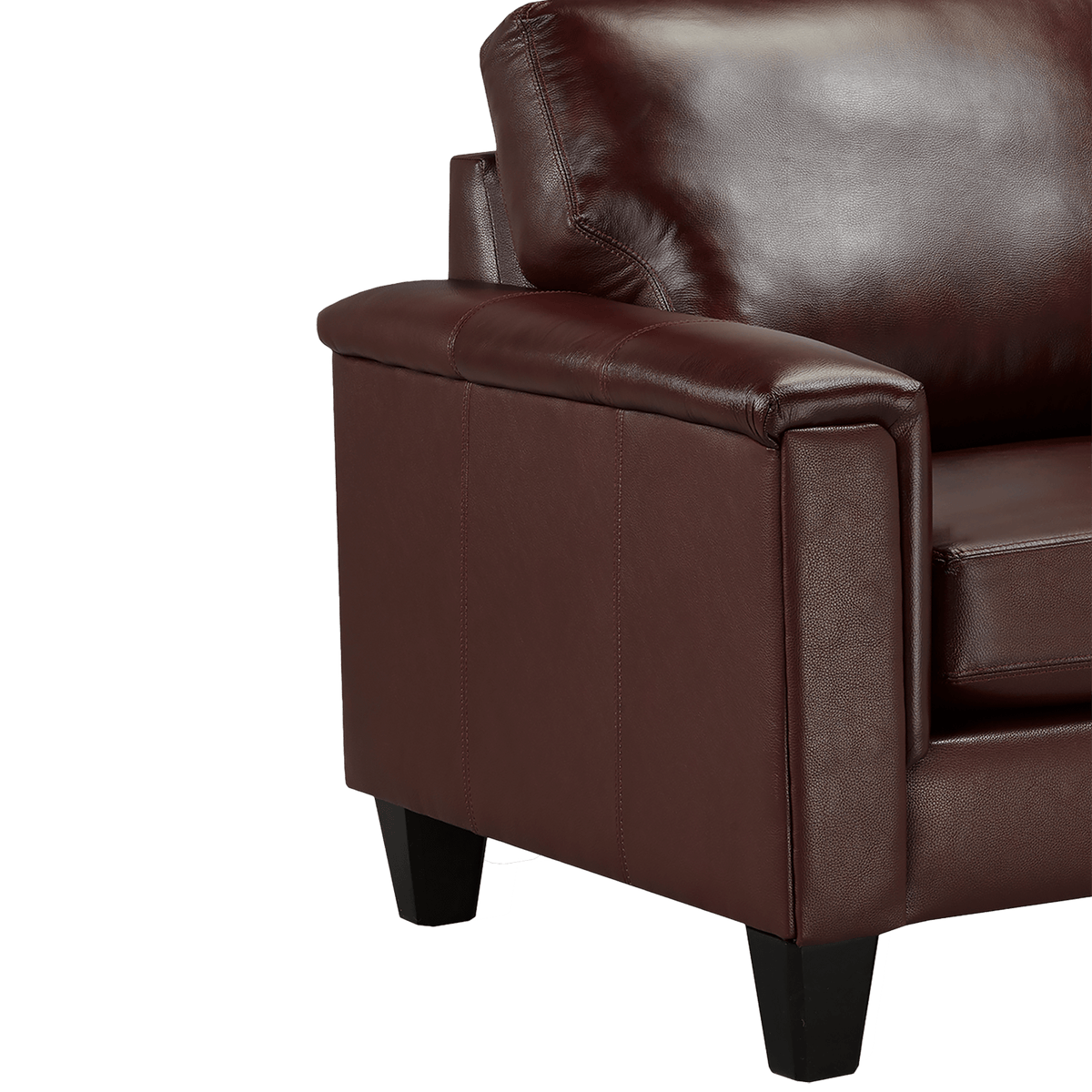 Benson Leather Sofa & Two Chair Set - Coja