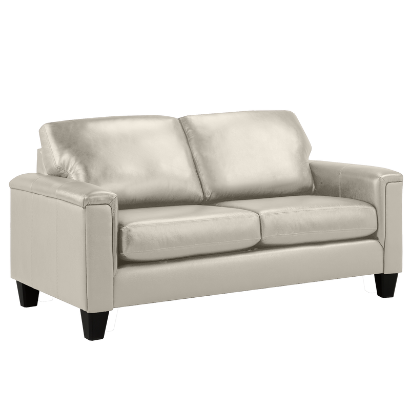 Benson Leather Loveseat