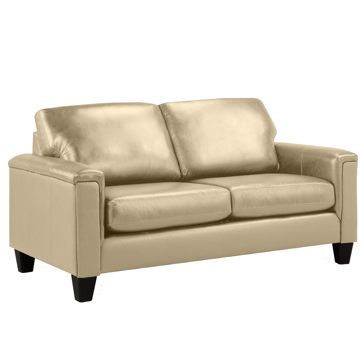 Benson Leather Loveseat