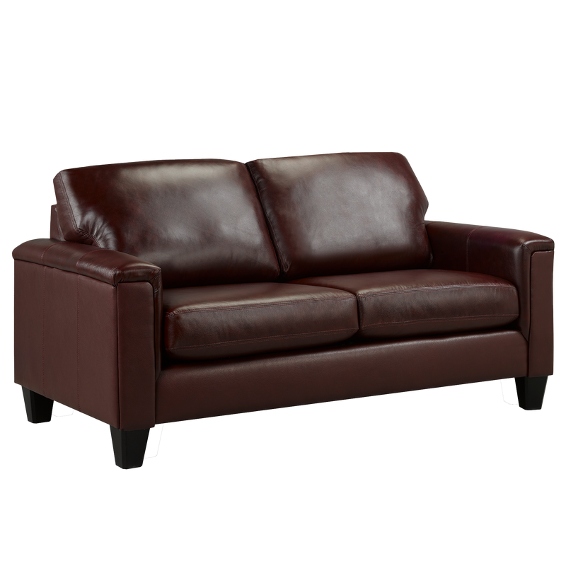 Benson Leather Loveseat