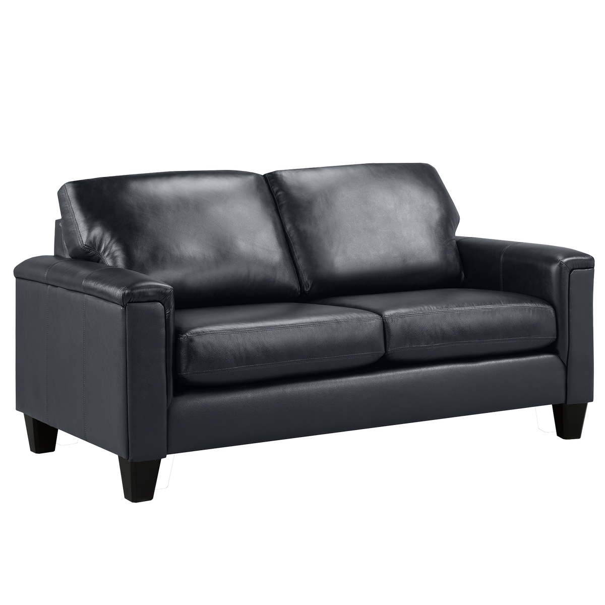 Benson Leather Loveseat