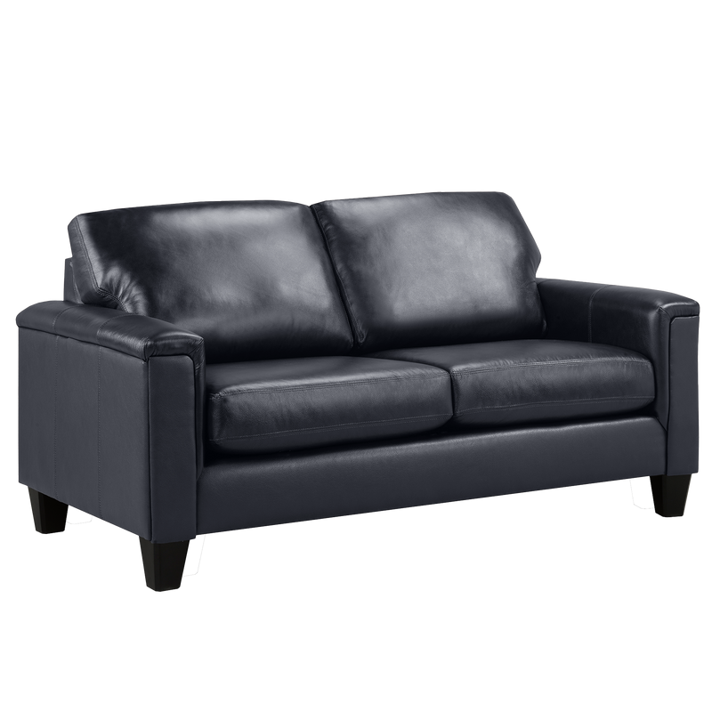 Benson Leather Loveseat