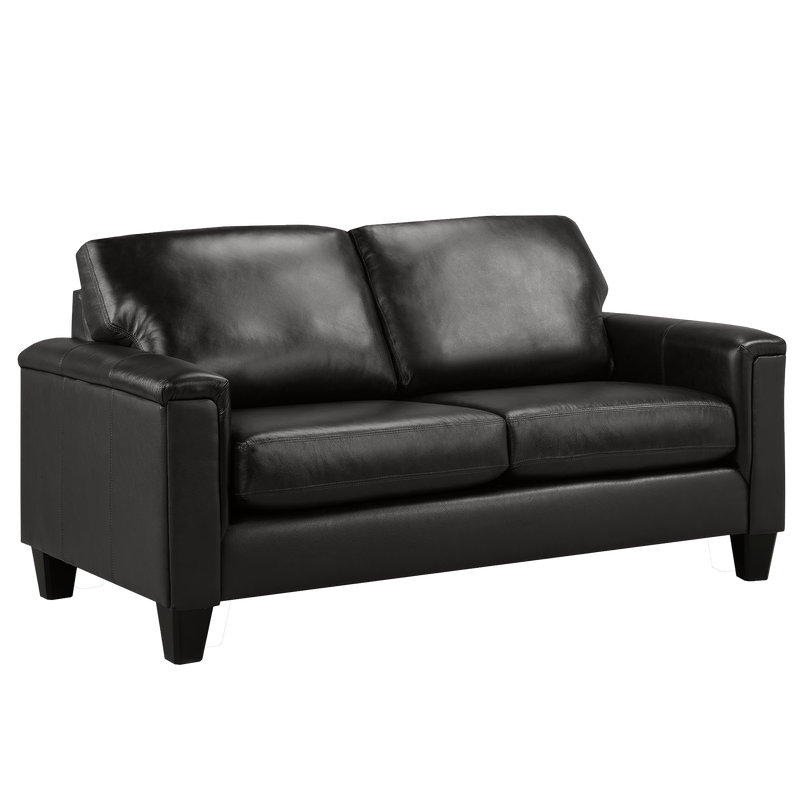 Benson Leather Loveseat
