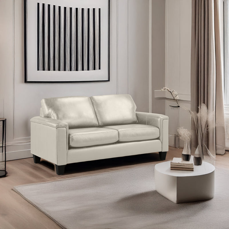 Benson Leather Loveseat - Coja