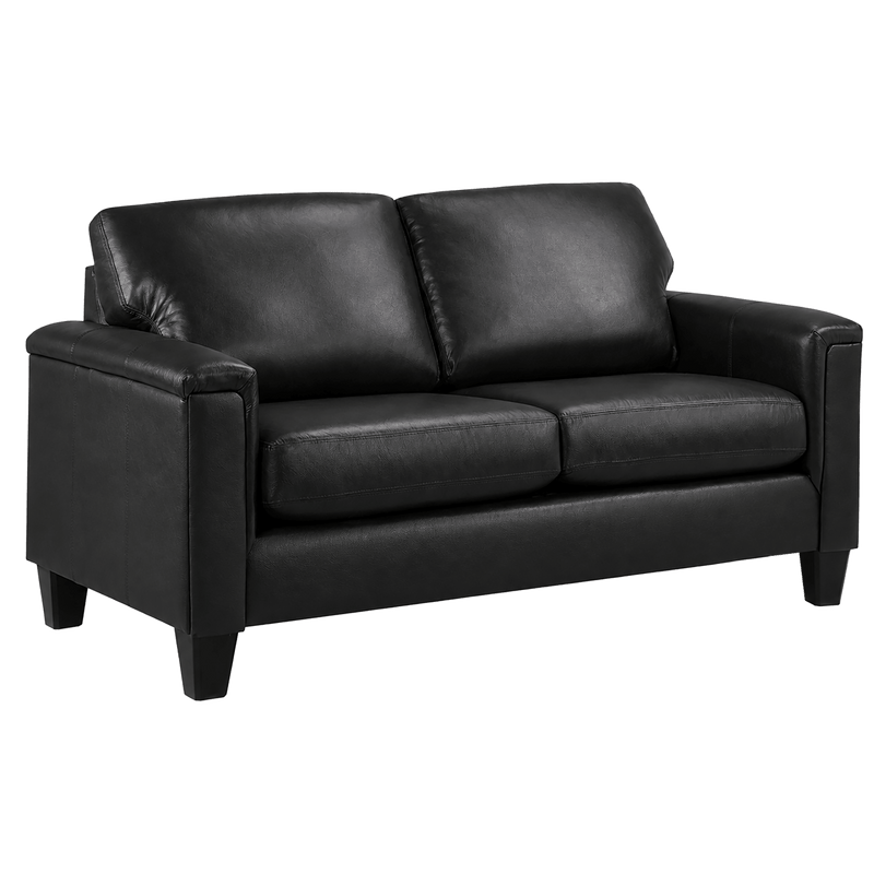 Benson Leather Loveseat - Coja