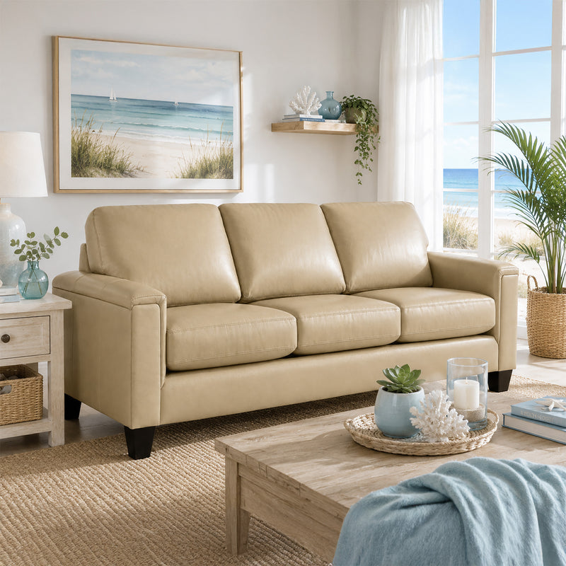 Benson Leather Sofa - Coja