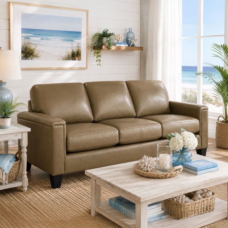 Benson Leather Sofa - Coja