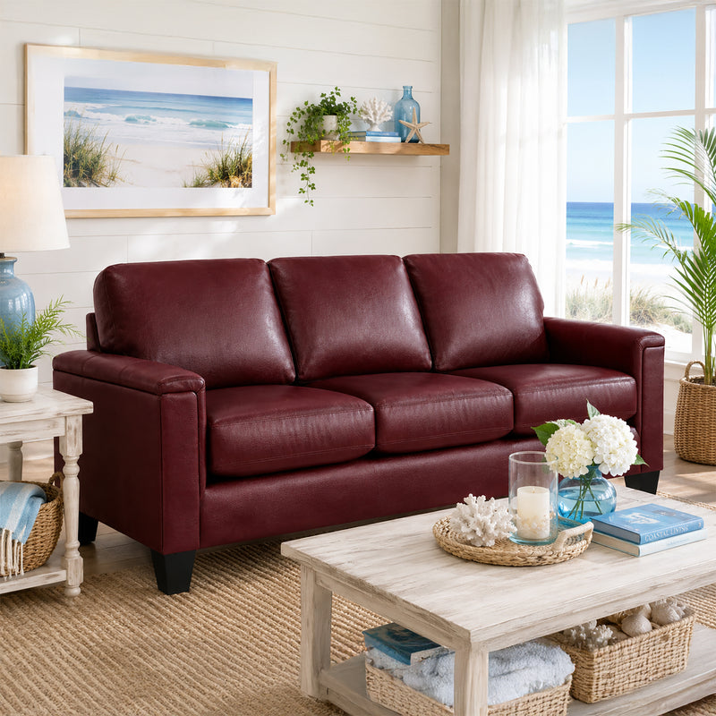 Benson Leather Sofa - Coja