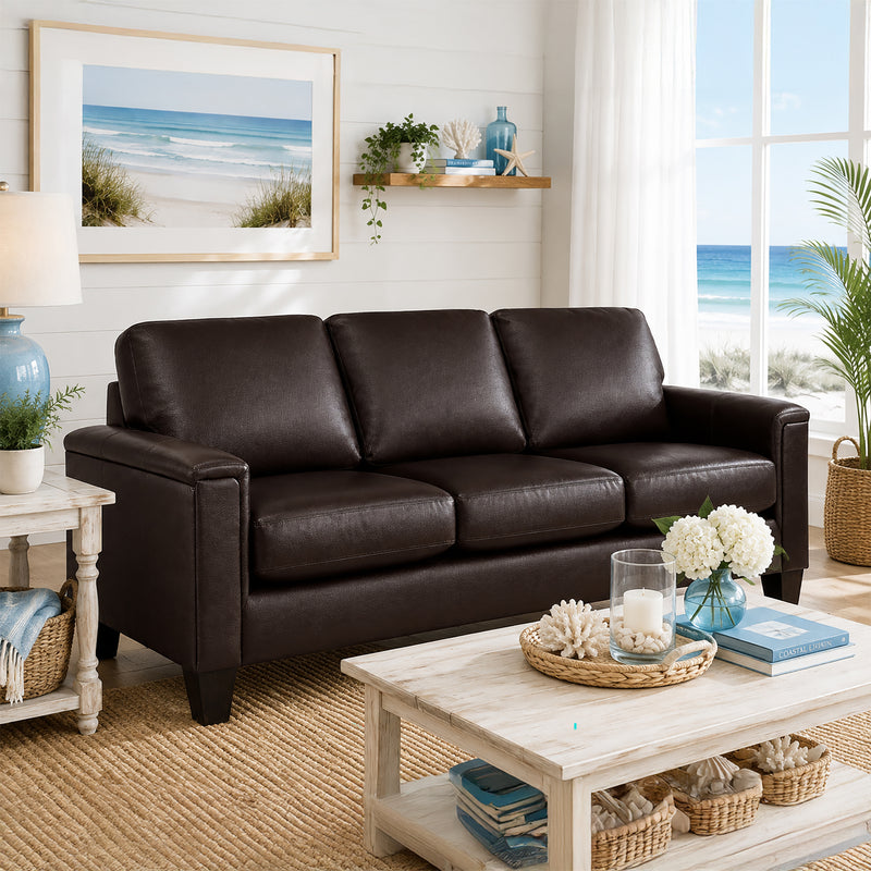 Benson Leather Sofa - Coja
