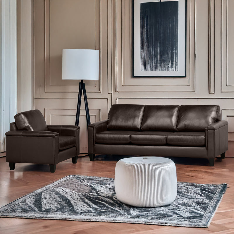 Benson Leather Sofa & Chair Set - Coja