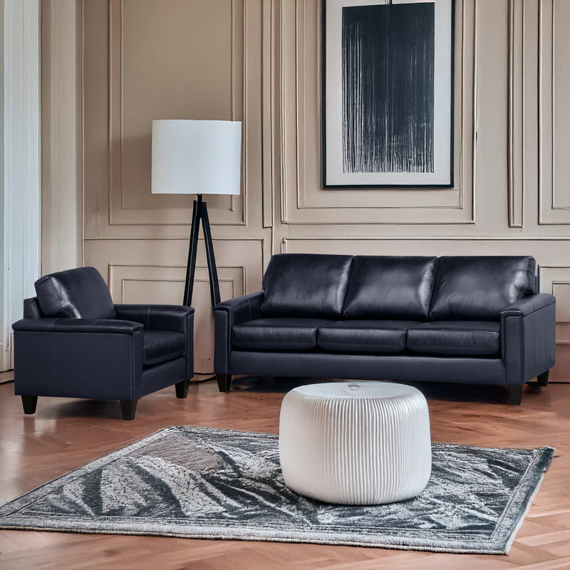 Benson Leather Sofa & Chair Set - Coja