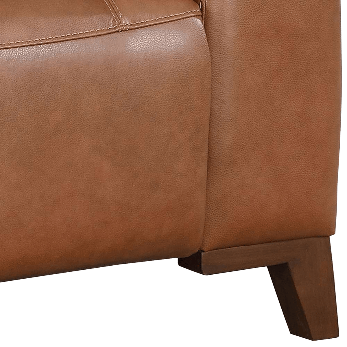 Benxi Dual Power Leather Recliner with Articulating Headrest, Brown